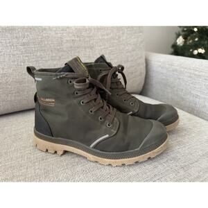 Palladium PAMPA LITE+ RECYCLE WP+ Size 6.5 Men 8 Women Hiking Gorpcore green